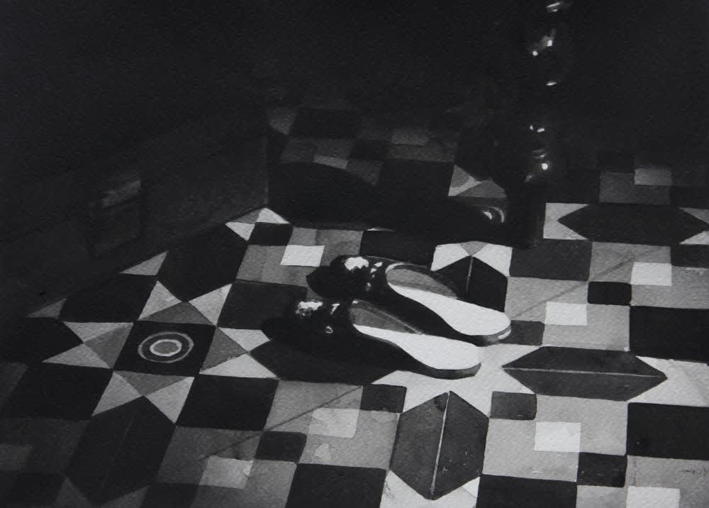 RADENKO MILAK - CHARULATA (SATYAJIT RAY, 1964) - 2016 - WATERCOLOR ON PAPER - 26 X 36 CM