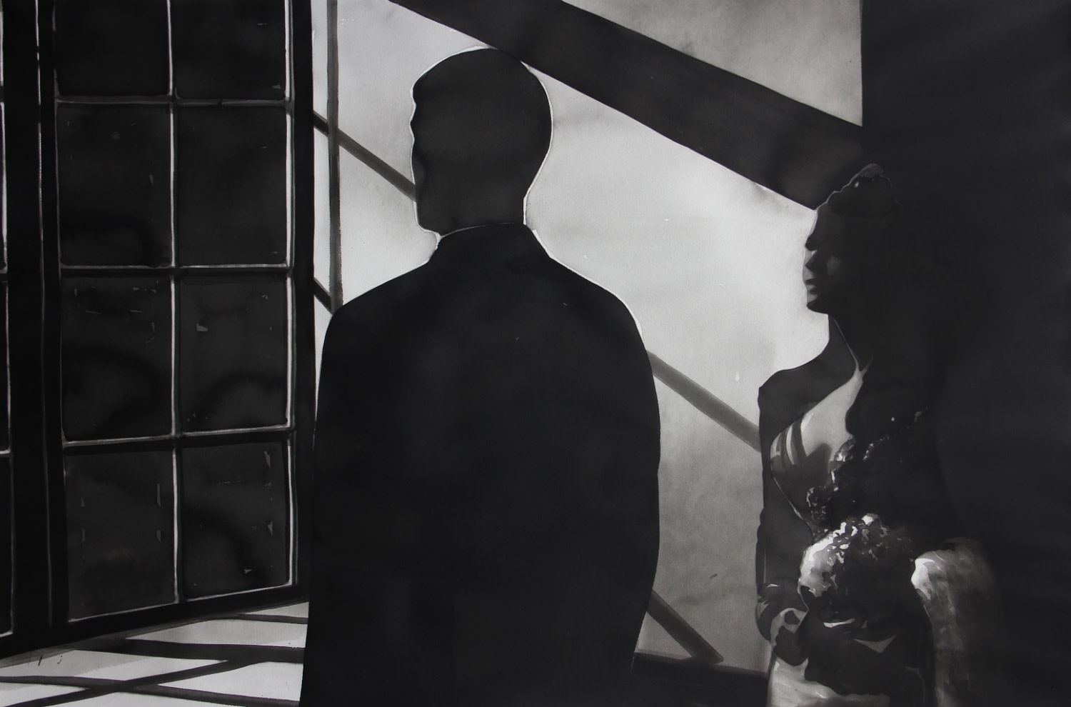 RADENKO MILAK - UNTITLED - 2016 - WATERCOLOR ON PAPER - 95 X 145 CM