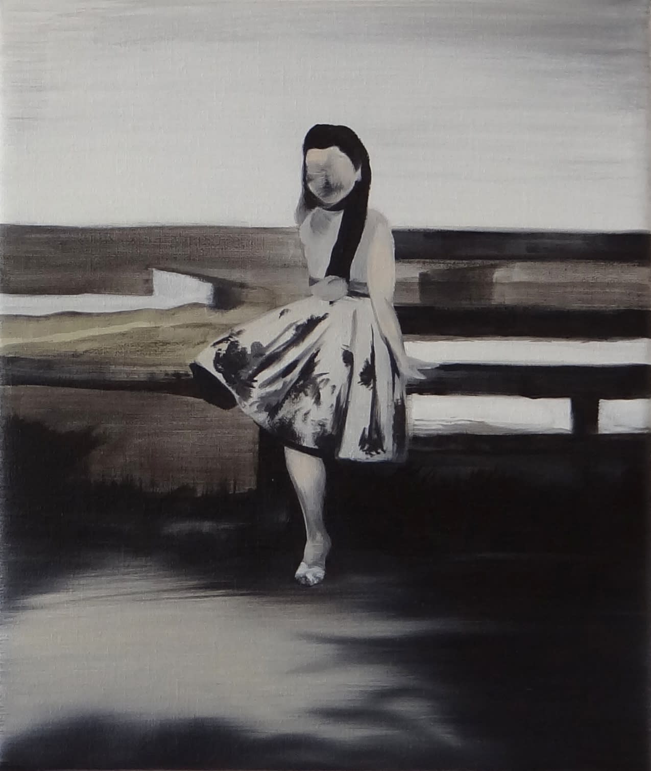 NATALIA OSSEF - FROM THE WINDOWS - 2015 - OIL ON CANVAS - 35 X 30 CM