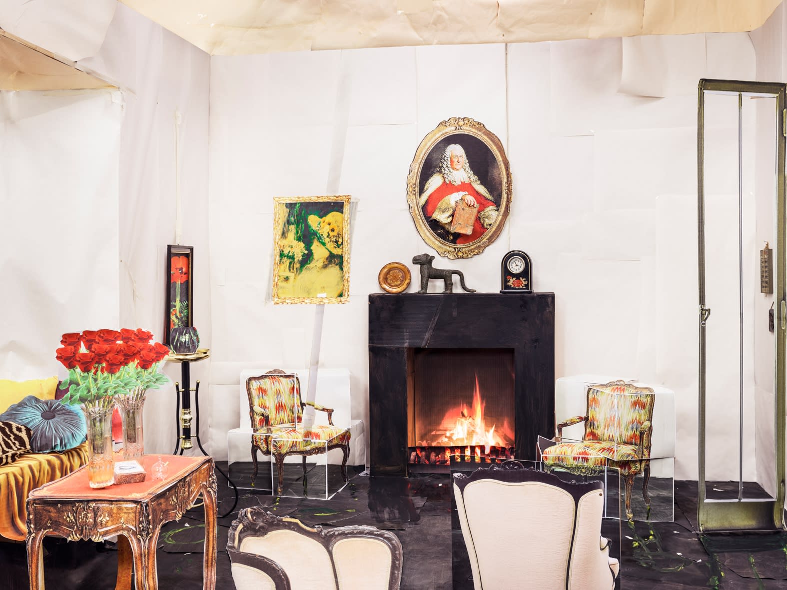 GEORG BR&Uuml;CKMANN - KUNDMANNGASSE 19 - 06 - WOHNZIMMER - 2015 - ARCHIVAL INKJET PRINT - 105 X 140 CM (EDITION 3 + 2 A.P.)