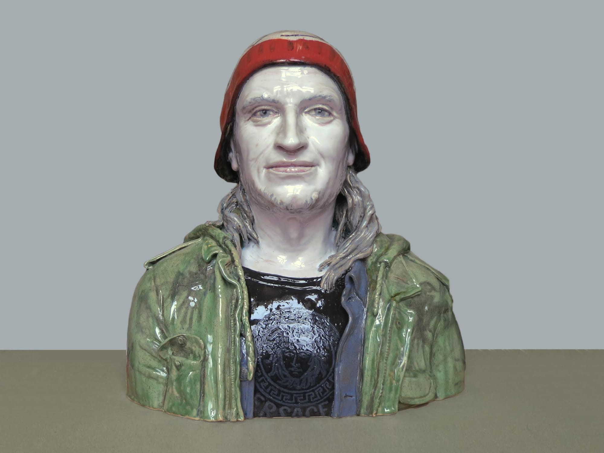 ROSI STEINBACH - TILMAN - 2013 - CERAMIC, GLAZED, PAINTED - 46 X 45 X 29 CM