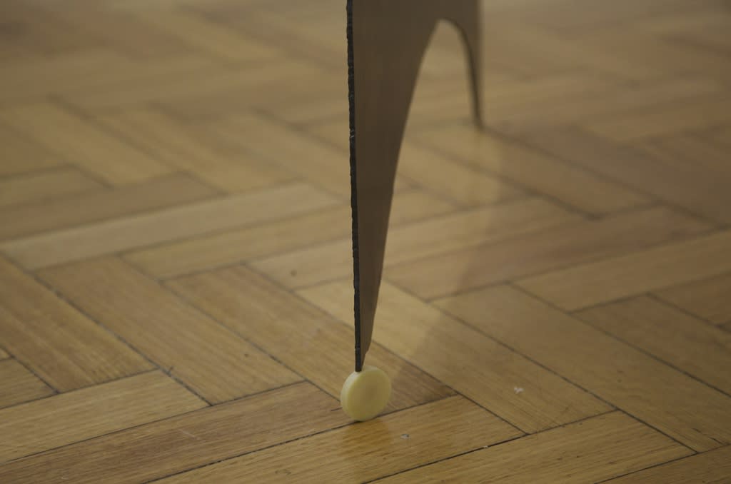 Susan Jacobs, Yield (oxhide), 2014 (detail)