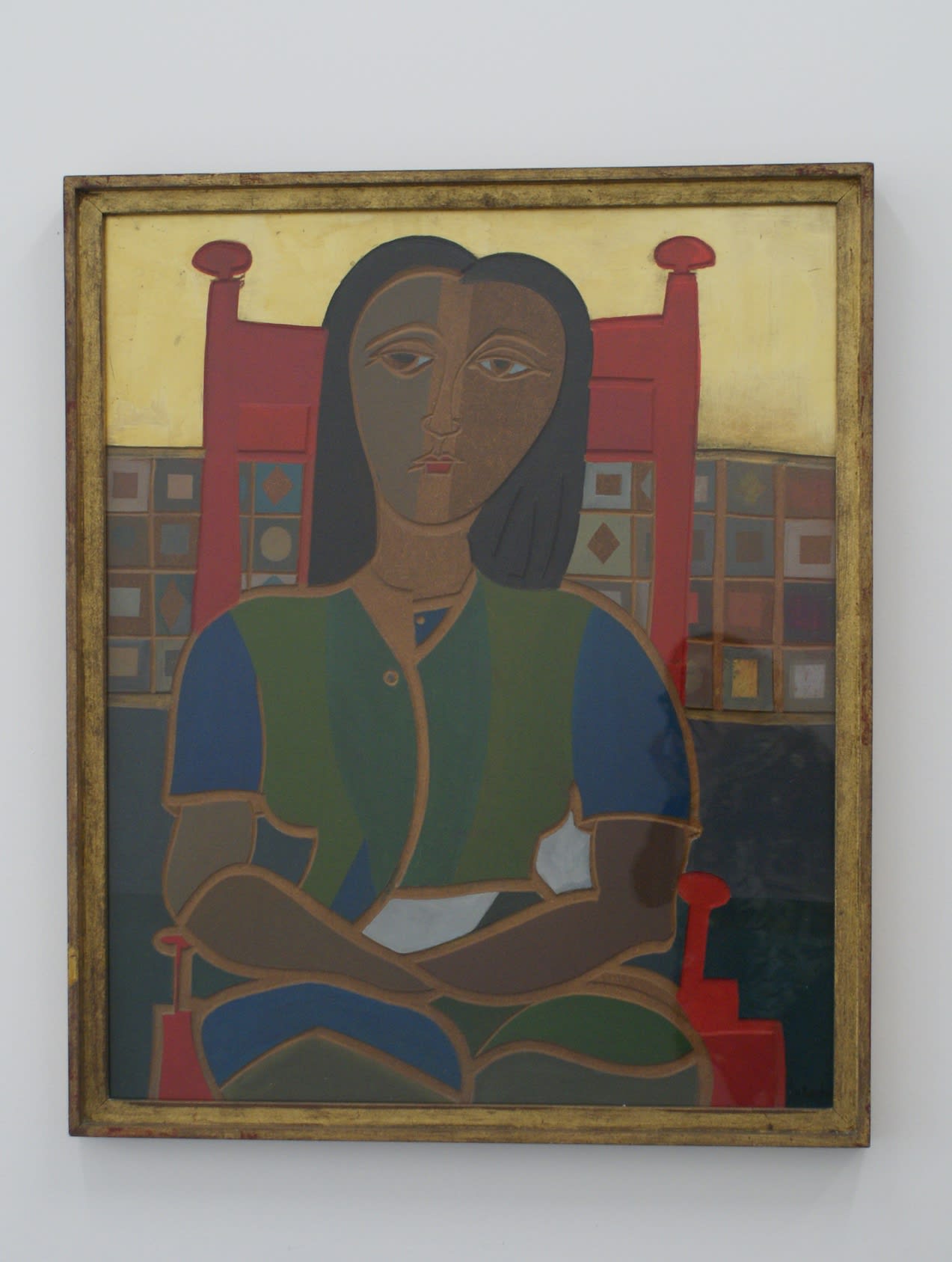 Ali Bellagha, La Chaise Rouge, 1988