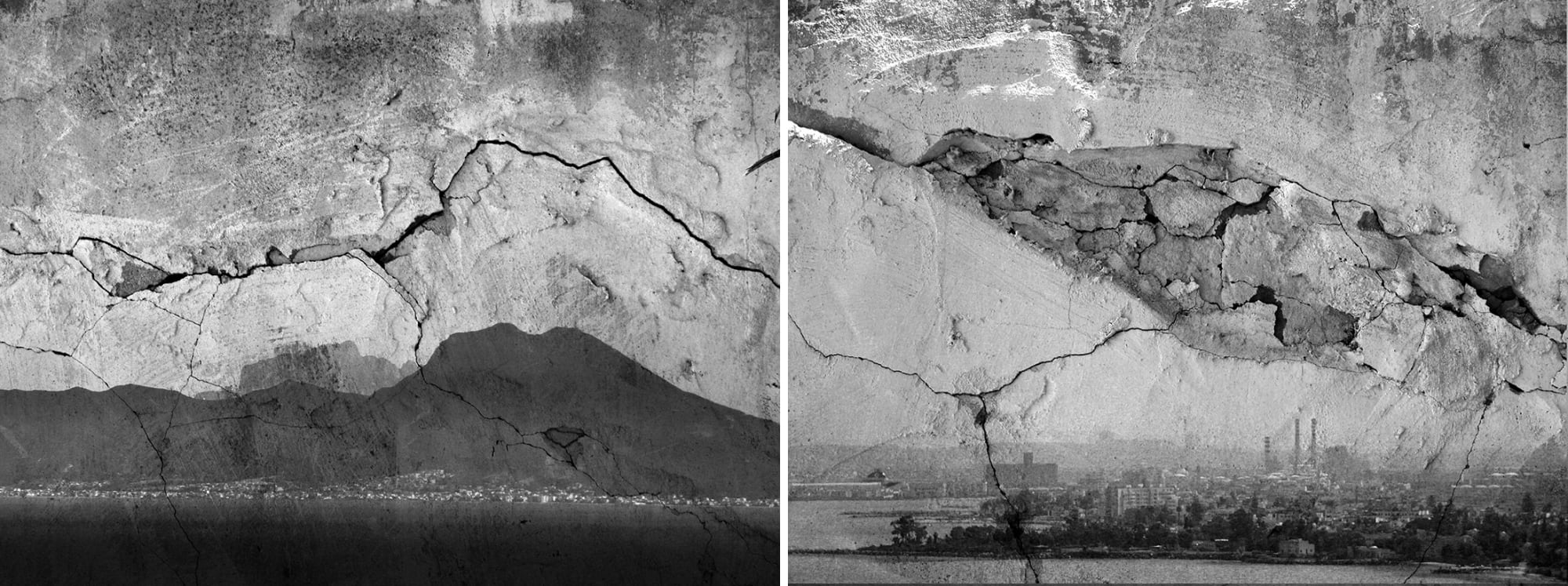 Catalina Swinburn, Fissures of Revolution No. I, II (Diptych), 2015