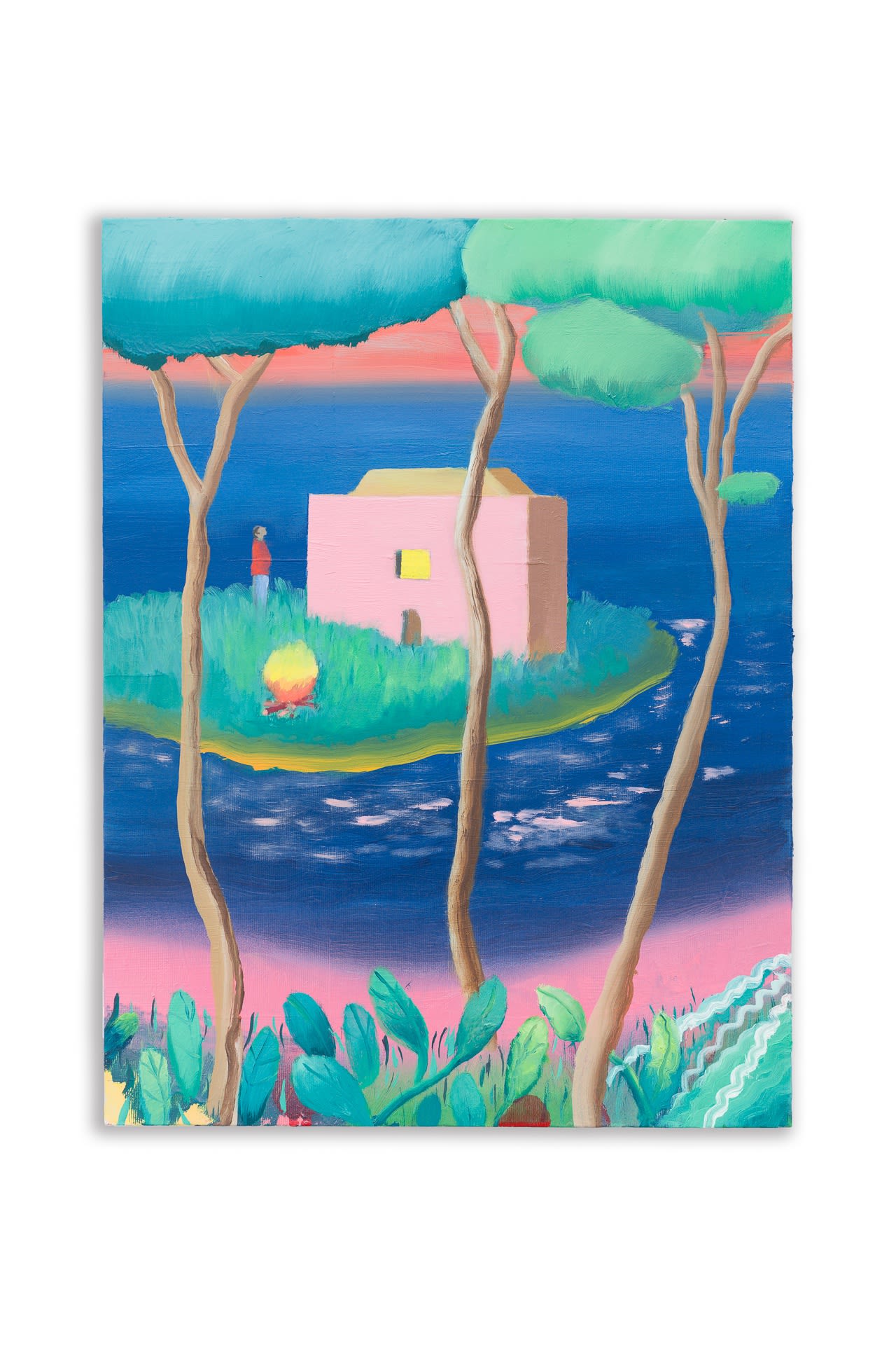 Fares Thabet, As a Tumbler of Island Water, 2021