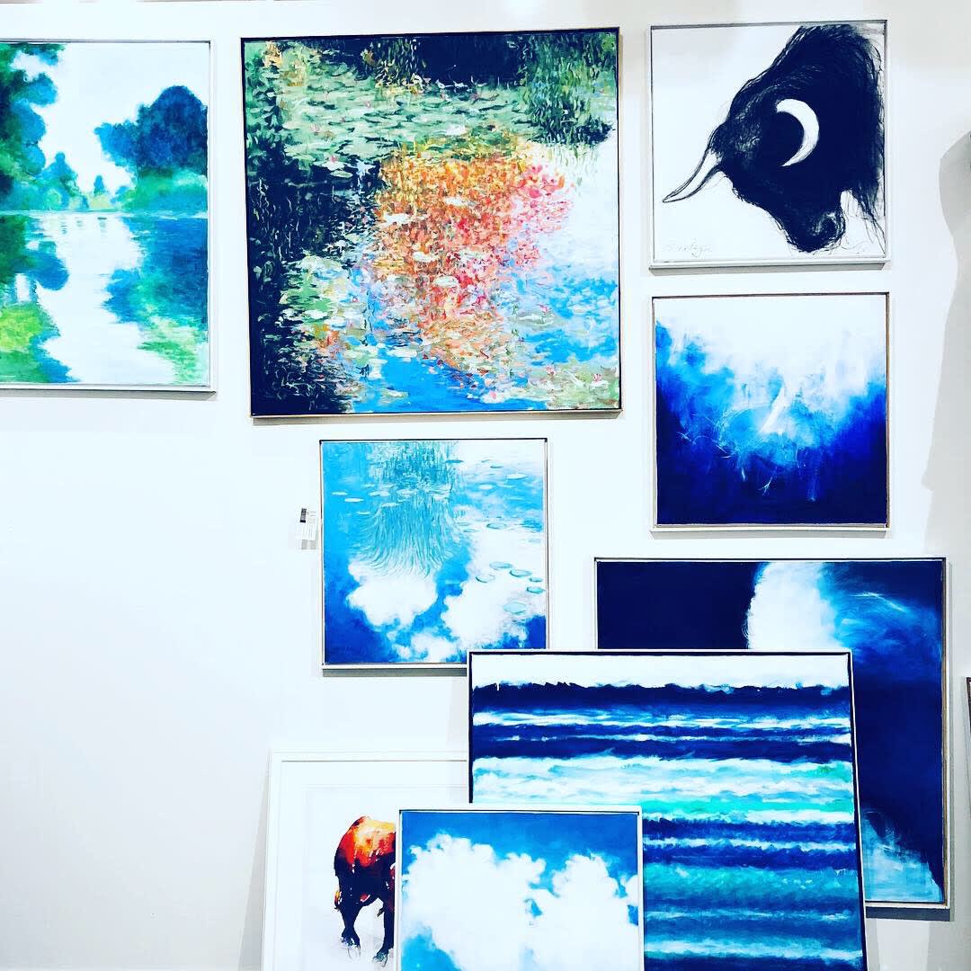 paintings, gallery and abstract art