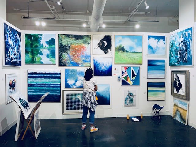 paintings, gallery and abstract art