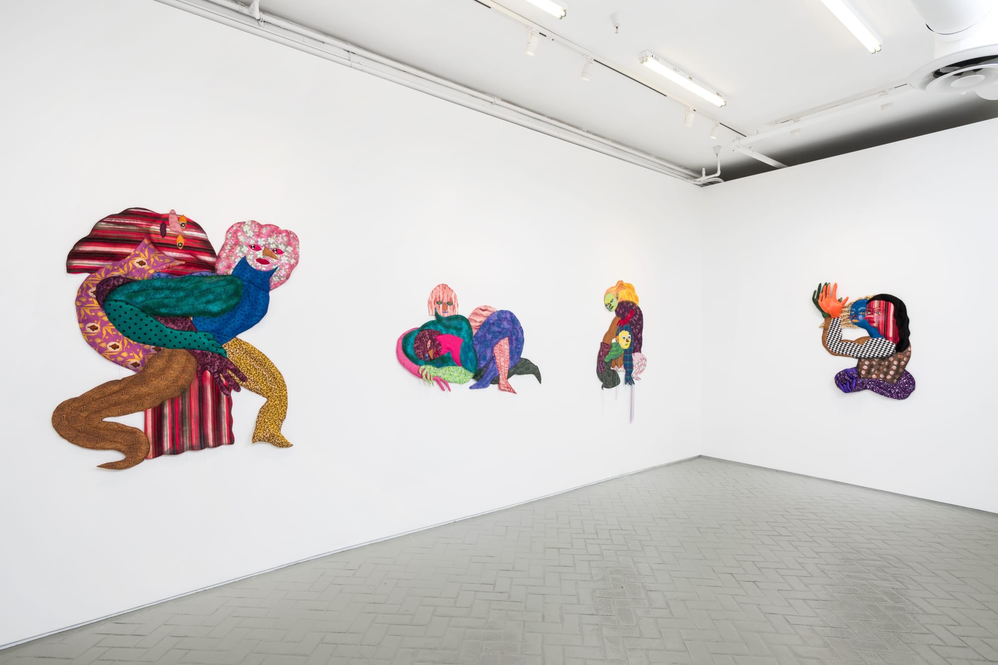 Installation view, Maria A. Guzmán Capron: Celaje, Shulamit Nazarian, Los Angeles, November 13, 2021 – January 8, 2022.