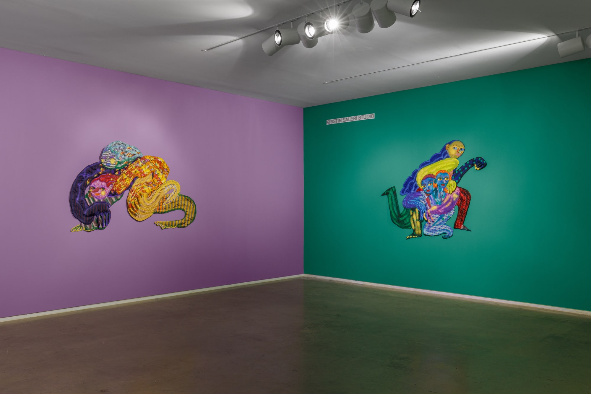 Installation view, Maria A. Guzmán Capron, Forma Seductora, Blaffer Art Museum, July 15 – September 18, 2022.