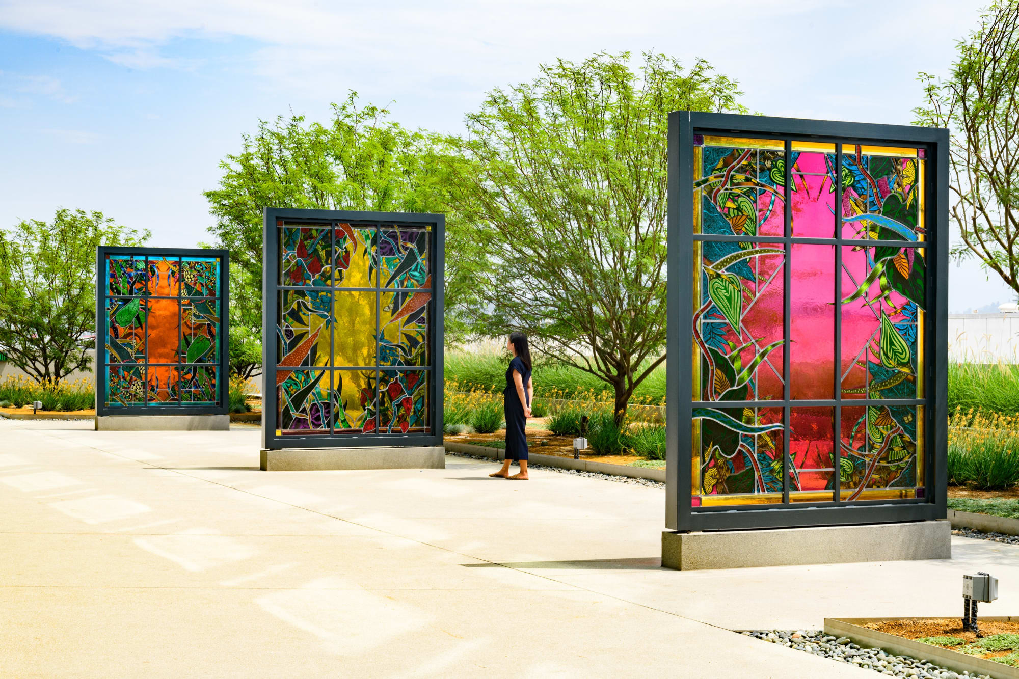 Amir H. Fallah, Portals, Vermont Corridor at The Los Angeles County Department of Mental Health, Los Angeles, CA, 2021