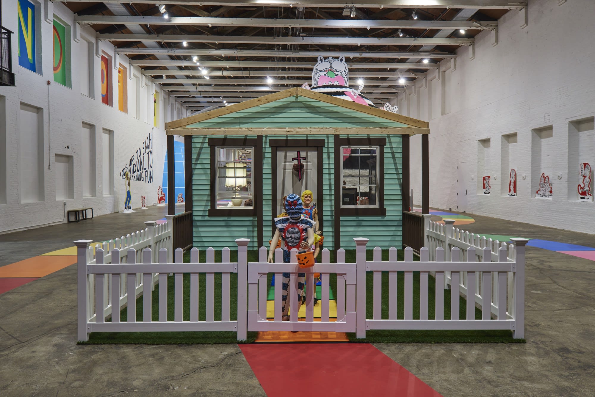 Trenton Doyle Hancock. Mind of the Mound: Critical Mass, MASS MoCA, North Adams, MA, 2019