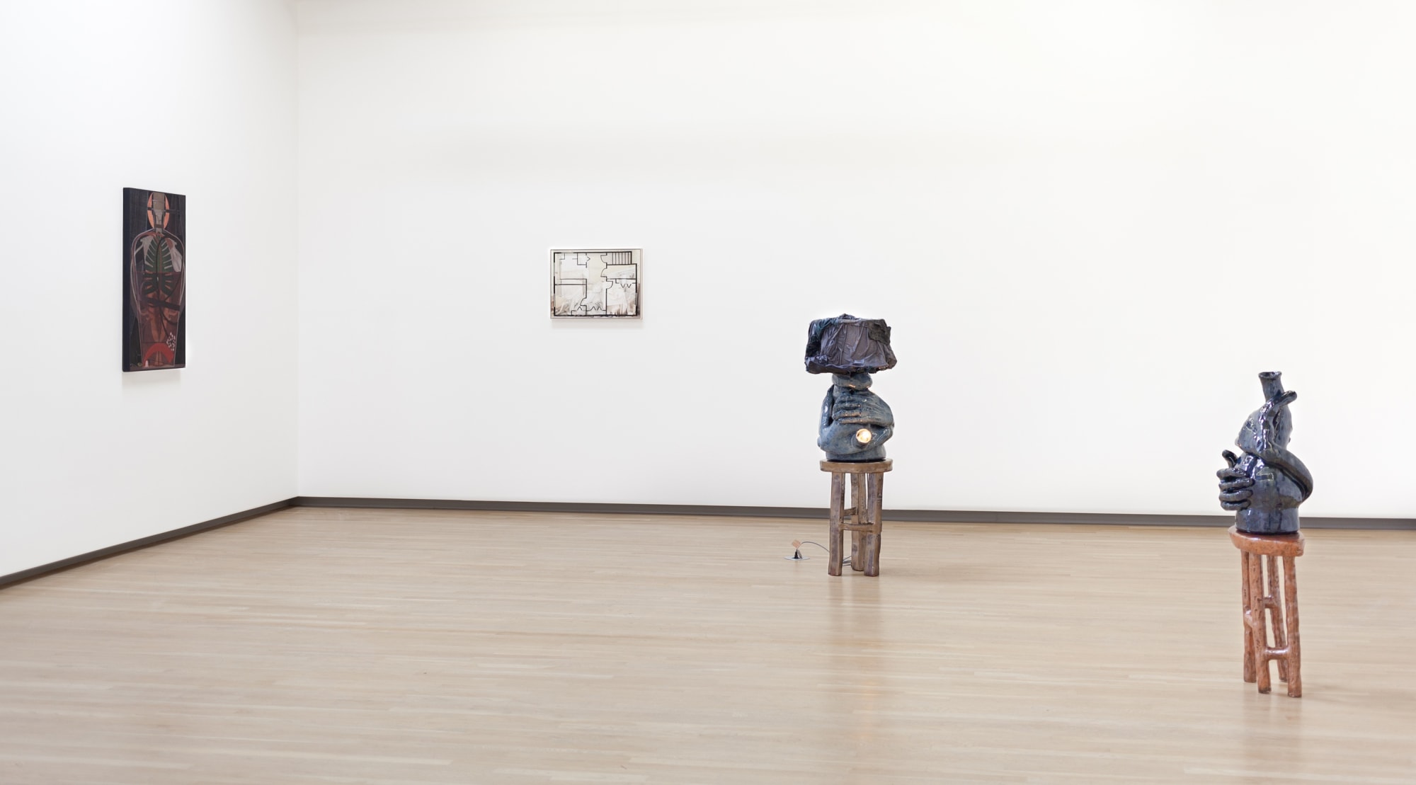 Michael Stamm, Rachel Granofsky, and Woody De Othello in Roommates, Shulamit Nazarian, Los Angeles