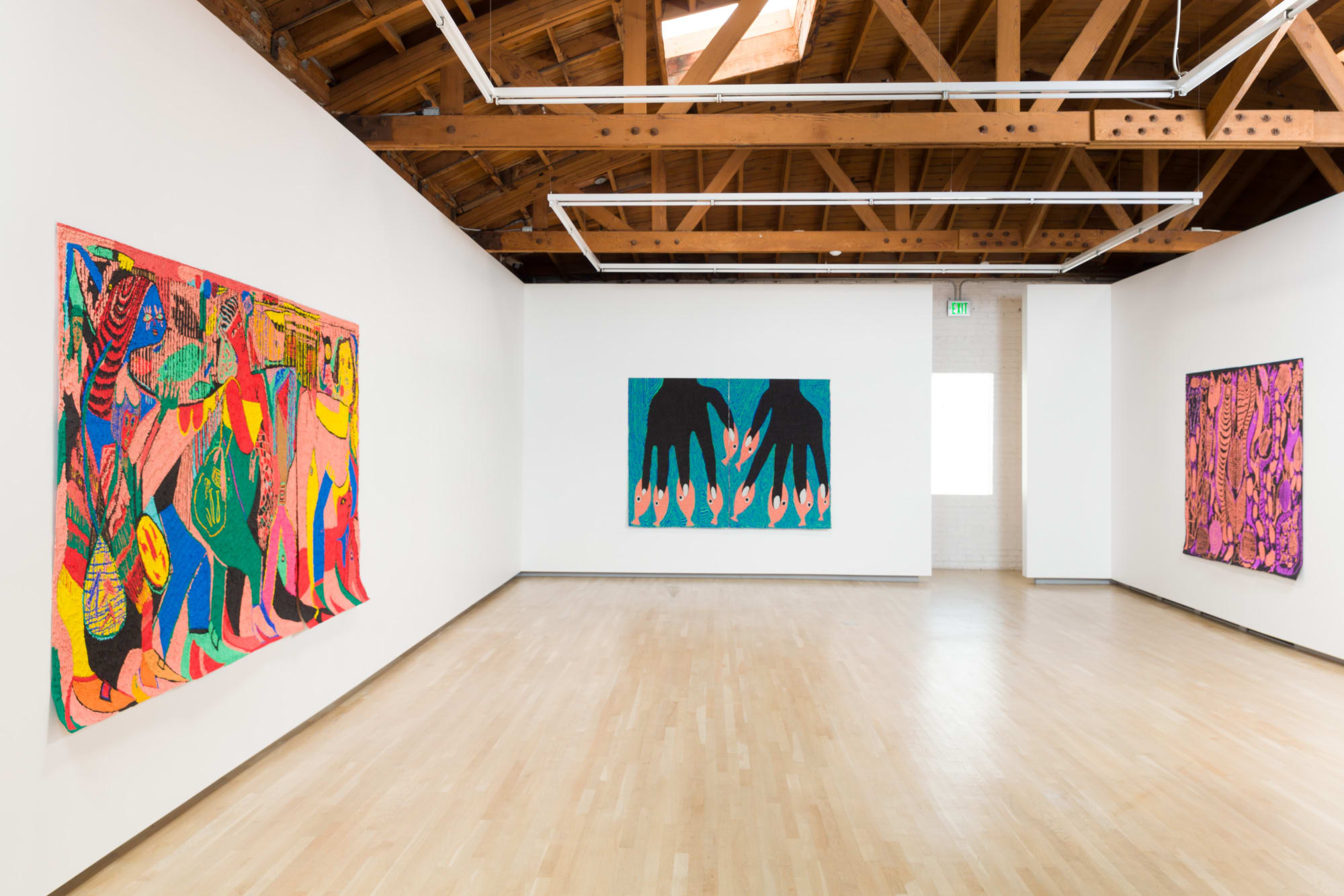 Summer Wheat, Catch and Release, installation view