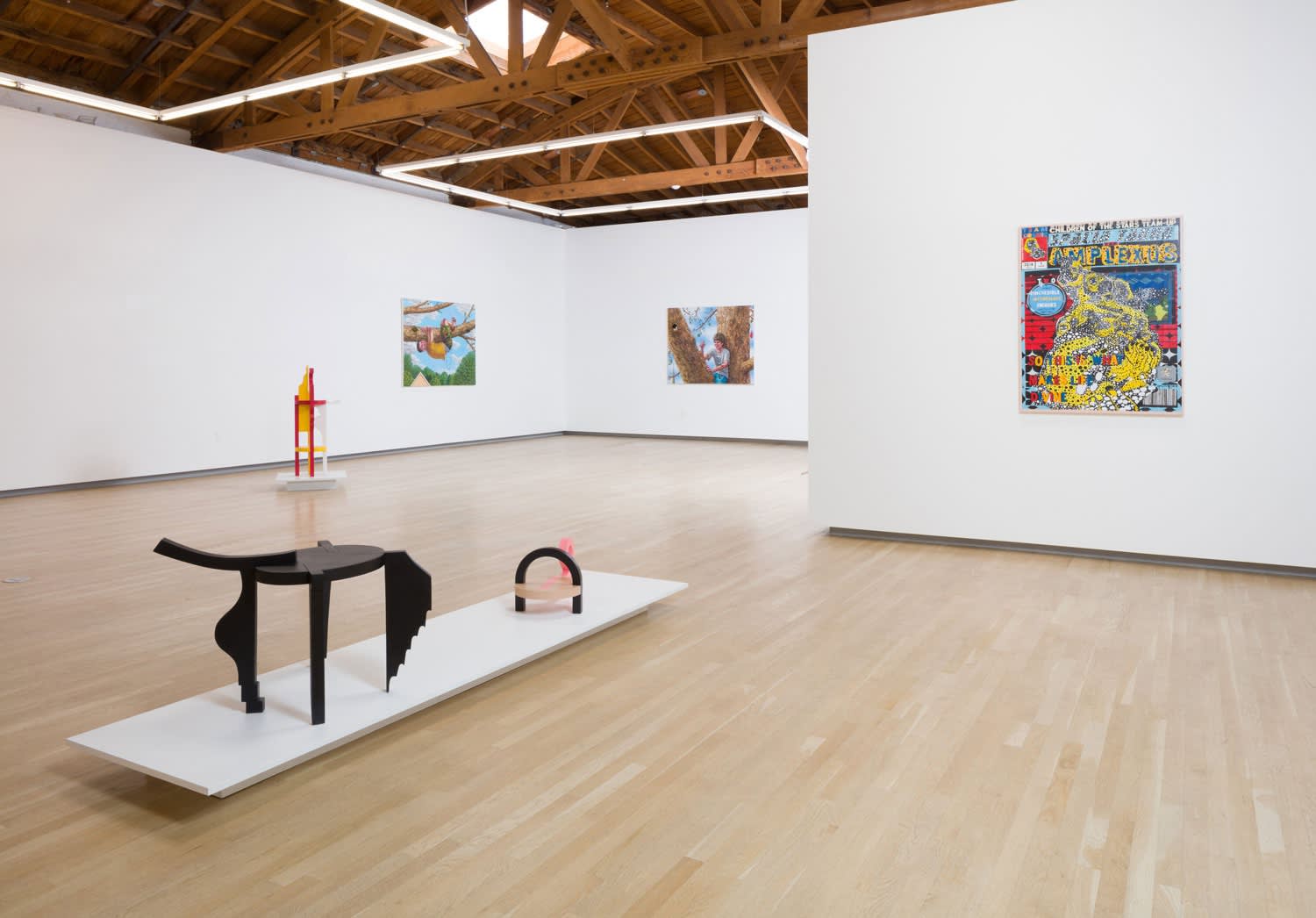 Christopher Chiappa, Nathan Margoni, and Joo Young Choi in Pangs to Pangolins, 2018. Shulamit Nazarian, Los Angeles