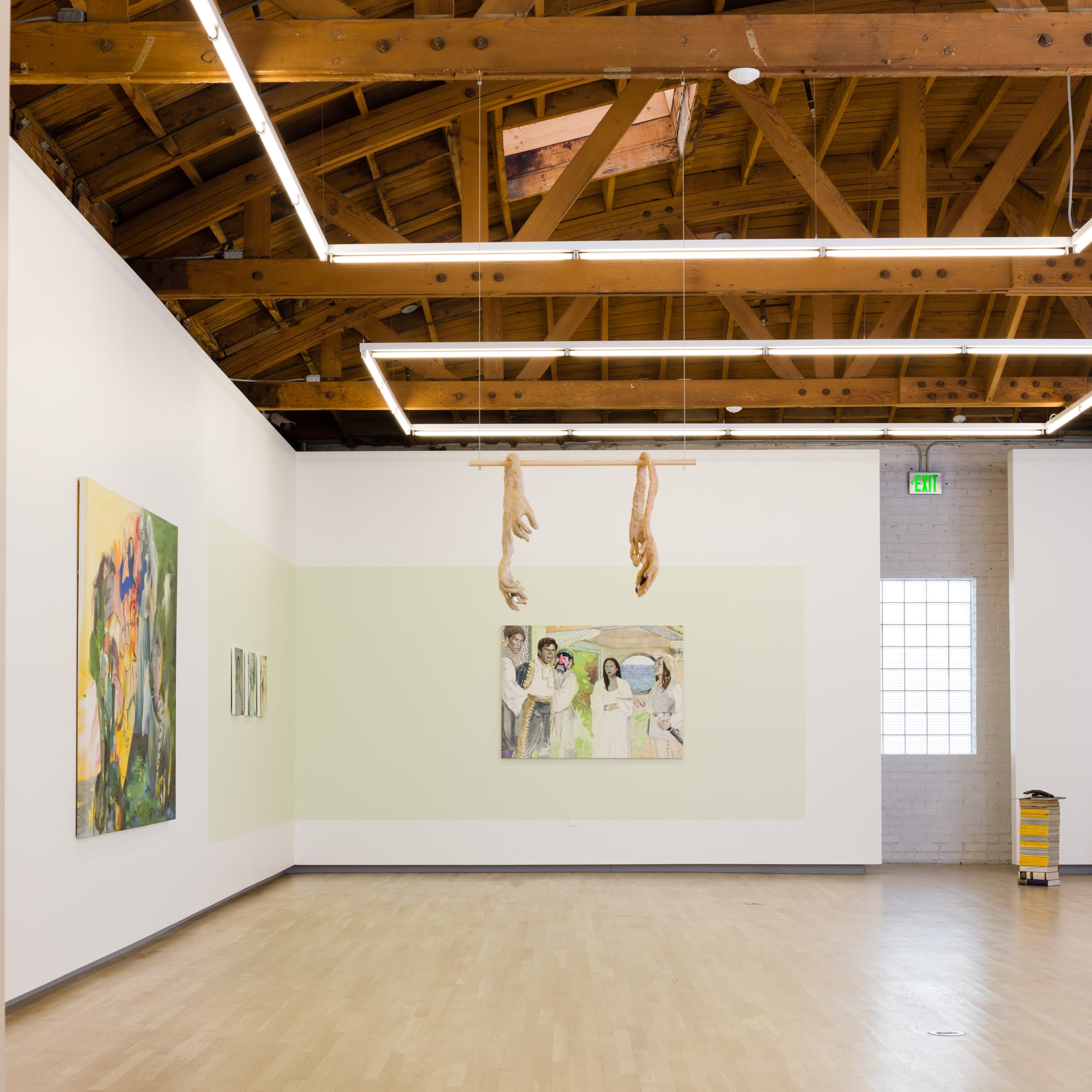 Sara Issakharian, Katie Dorame, and Roni Shneior in By The Lights of Their Eyes, 2018. Shulamit Nazarian, Los Angeles