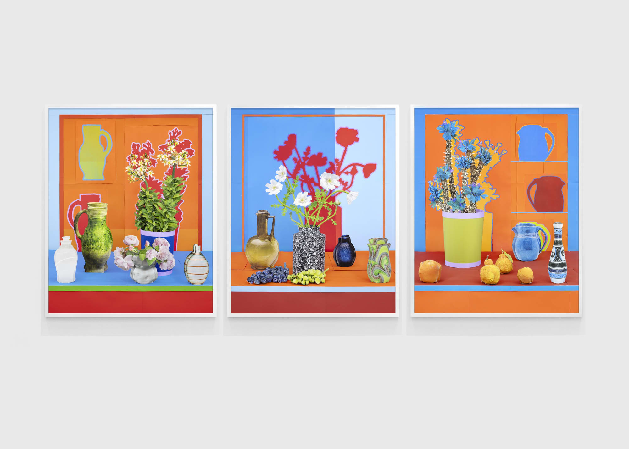 Daniel Gordon, Orange Sunrise With Flowers and Fruits, 2024