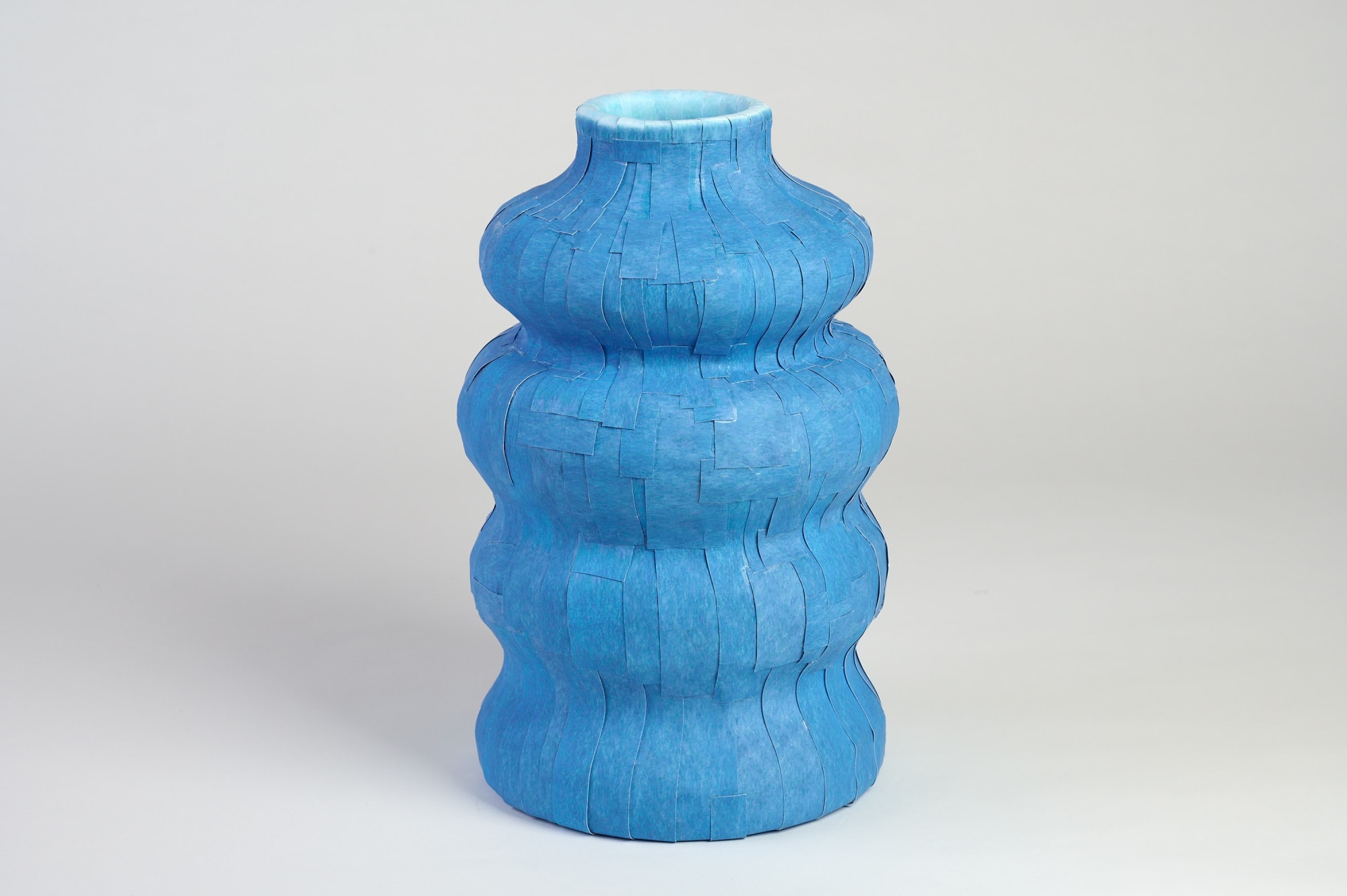Daniel Gordon,Wave Vase in Blue, 2024
