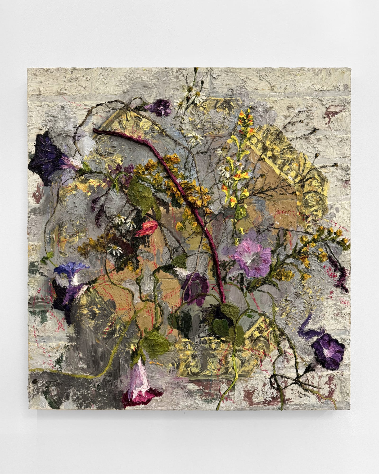 Avital Burg, Fall Morning Glory (Old Studio Bricks), 2023