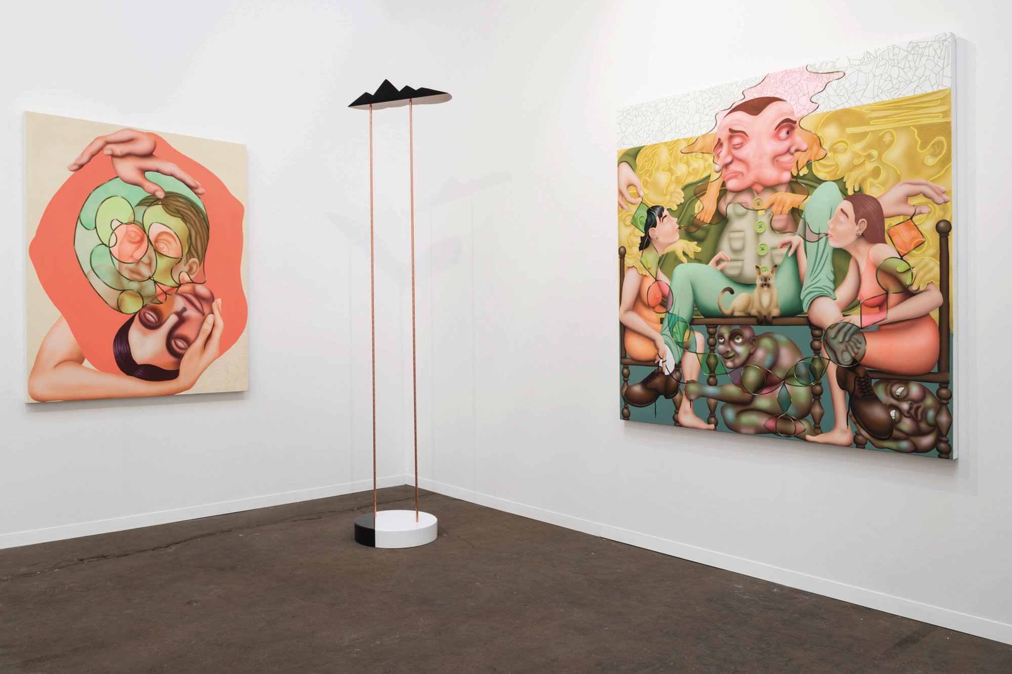 Installation view, Shulamit Nazarian at Art Brussels 2017