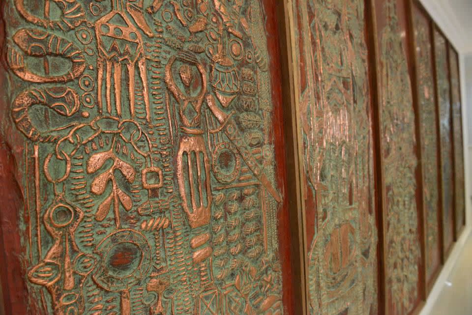 Exhibition of recent works by Bruce Onobrakpeya