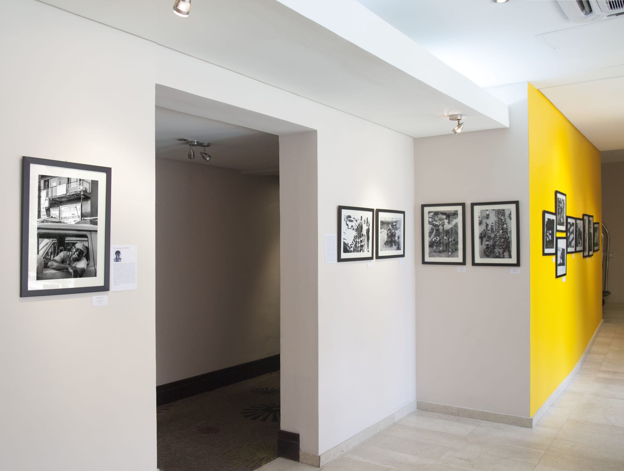 Oluwamuyiwa Logo, Monochrome Lagos series Installation view