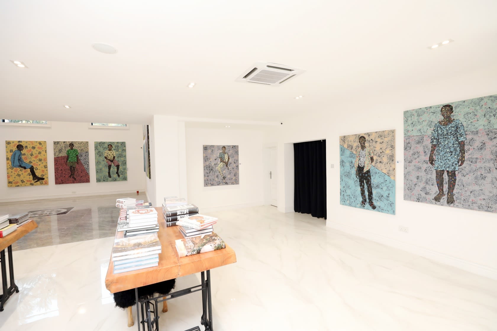 Emeka Udemba, Cross section of artworks Installation view