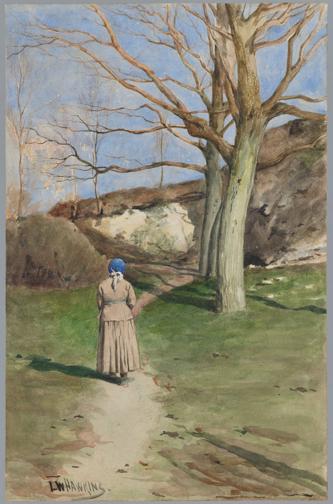 Louis Welden Hawkins, Paysanne sur le chemin