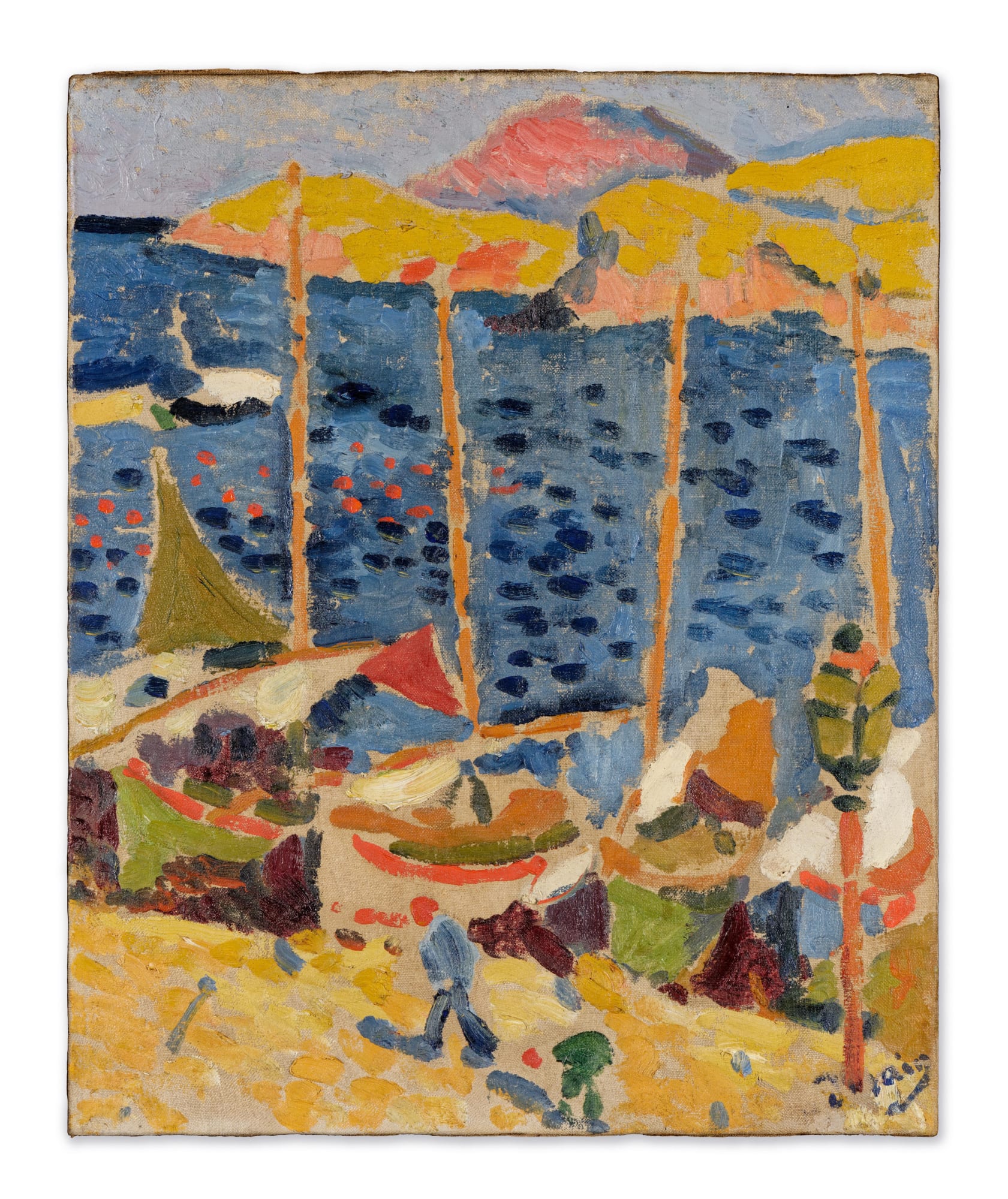 André Derain, Bateaux au port de Collioure, 1905