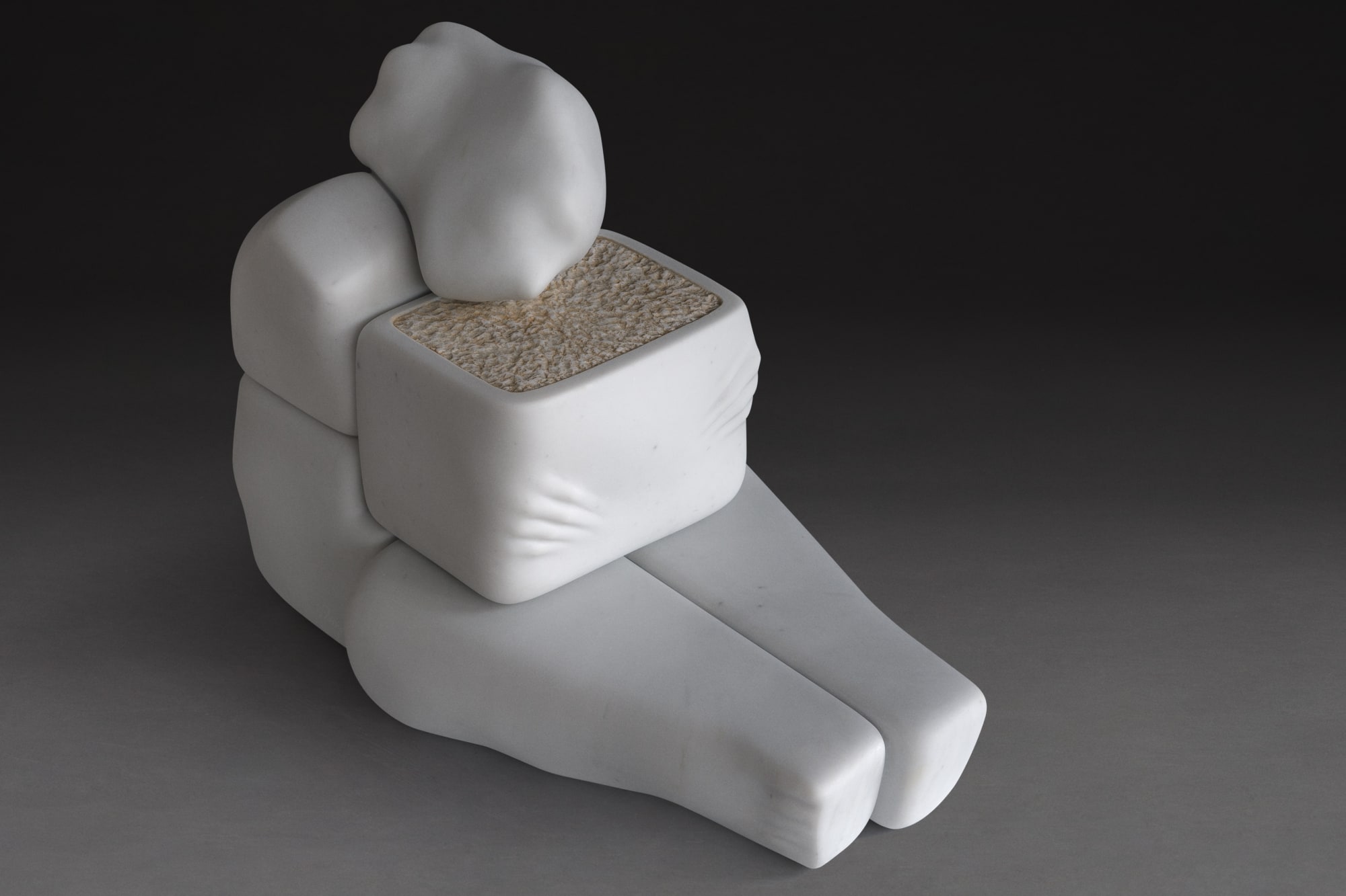 Wheat Donor, Bianco P - Marble of Carrara, 37 x 61 x 45, 2017