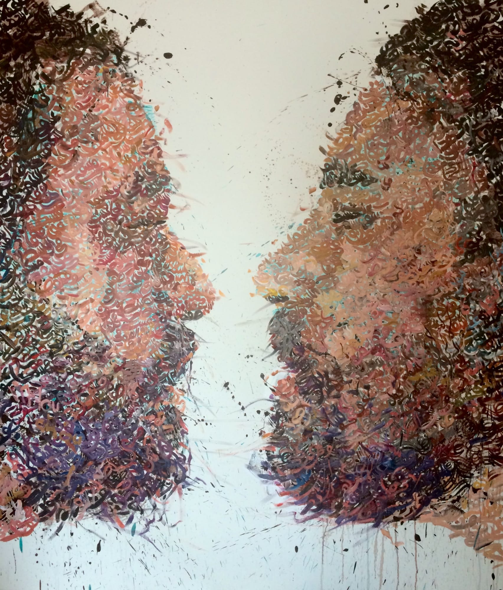 Conversation #4, 2015 Acrylic on canvas 200 cm x 175 cm