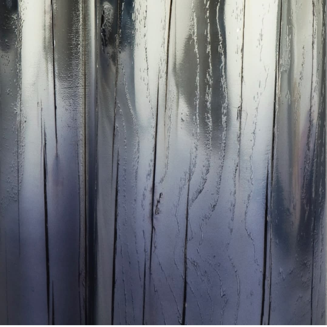 'Sunset' Sculptural Table, 2011 (detail) By Stephane Parmentier For Ormond Editions, from the Helios series Limited edition no. 12/100 Lacquered wood and silver leaf