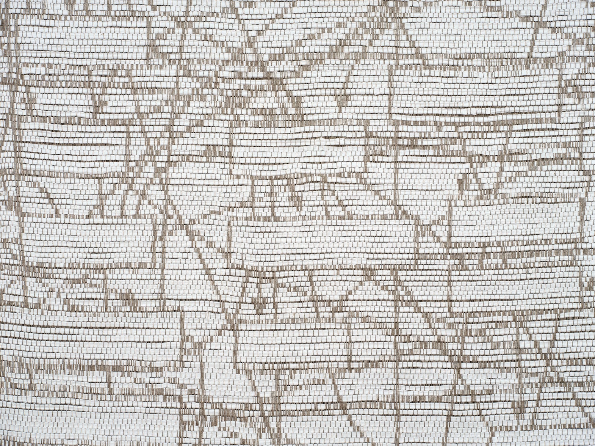 Detail of Analia Saban's weave work.