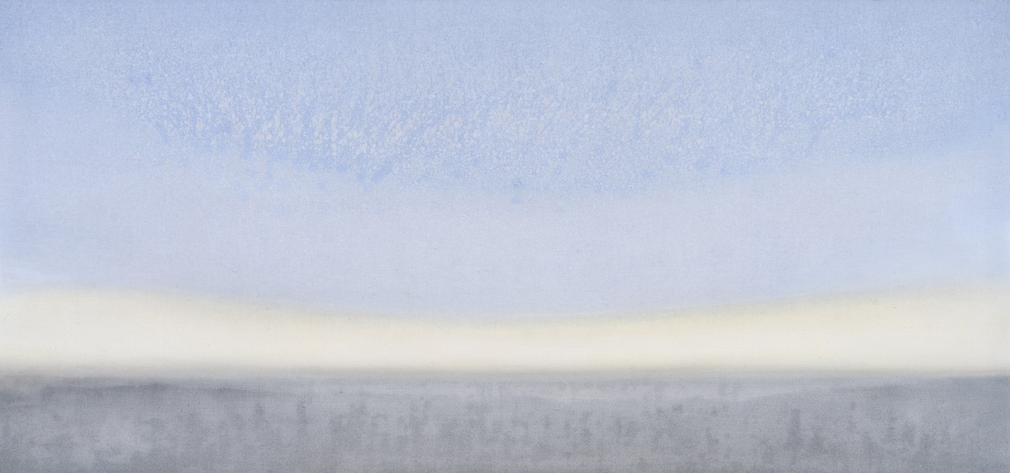 Susan Vecsey: Untitled (Grey/Blue), 2018