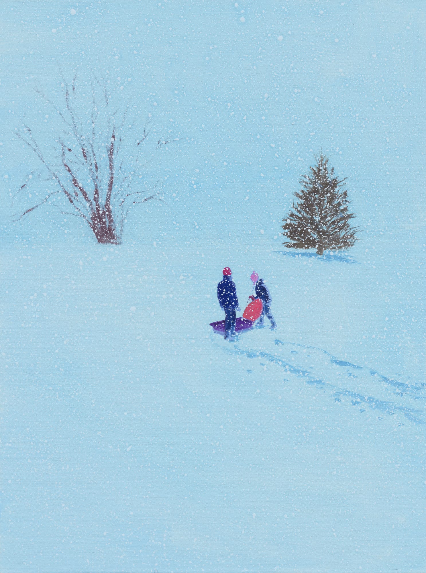 Sebastian Blanck | Snow at Dusk