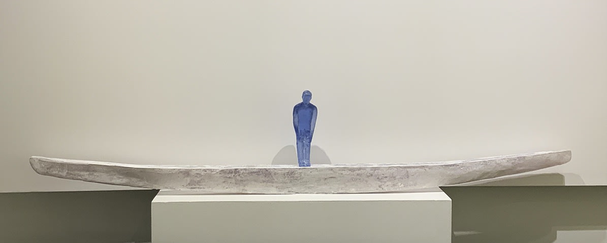 Bote Blanco, 2021 Resin 13 1/2 x 75 7/8 x 3 1/4 inches