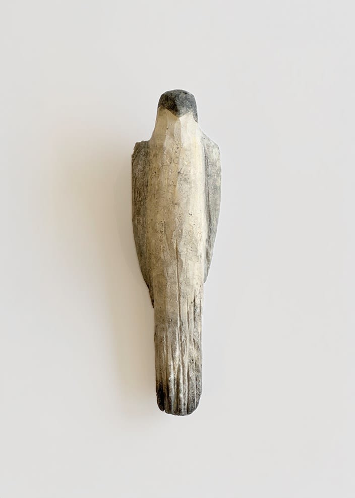 Dark Paterson, 2019 Limestone, pigment and sumi-e Ink 15 x 5 x 4 inches