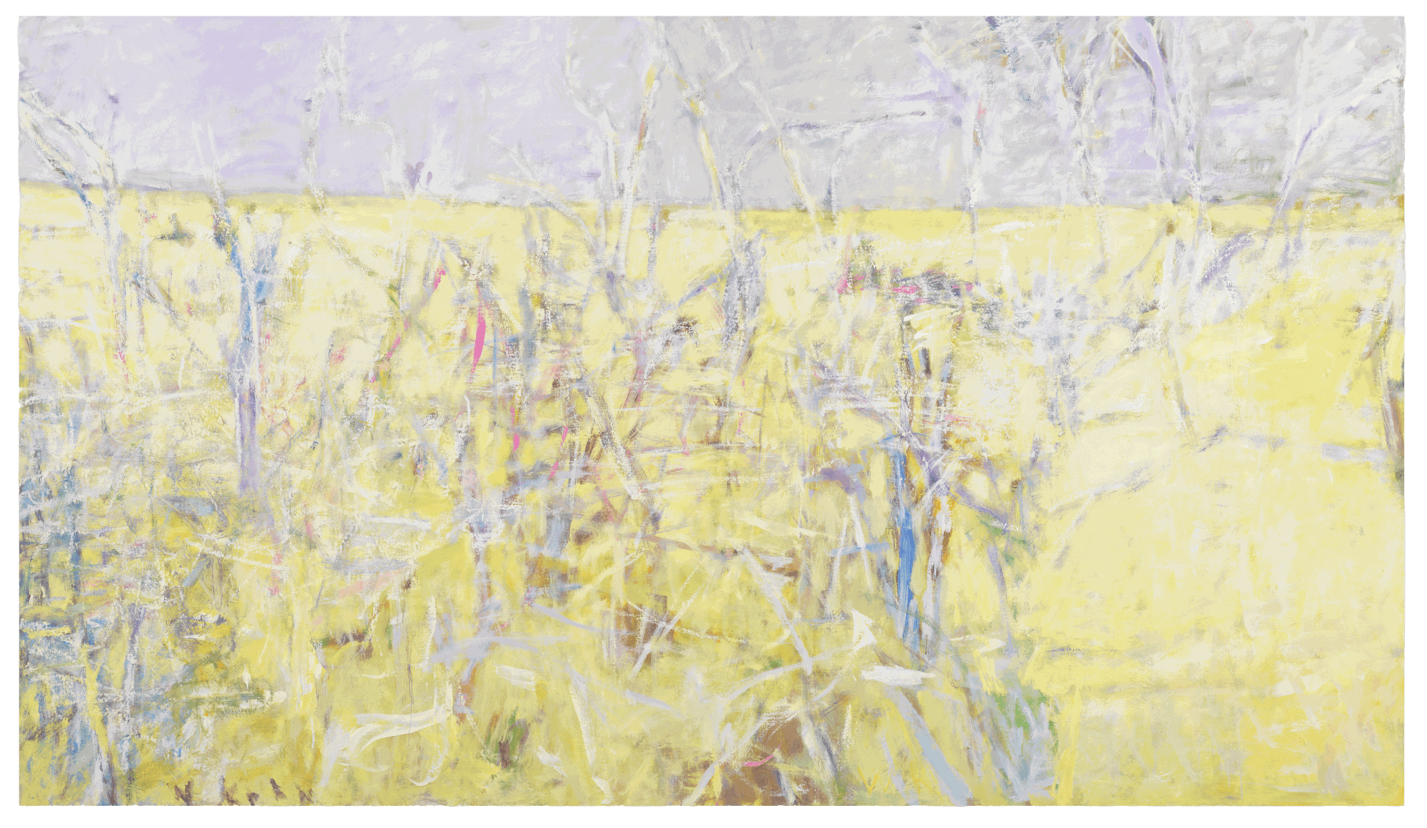 Long Landscape, 2003 Oil on canvas 43 x 75 inches