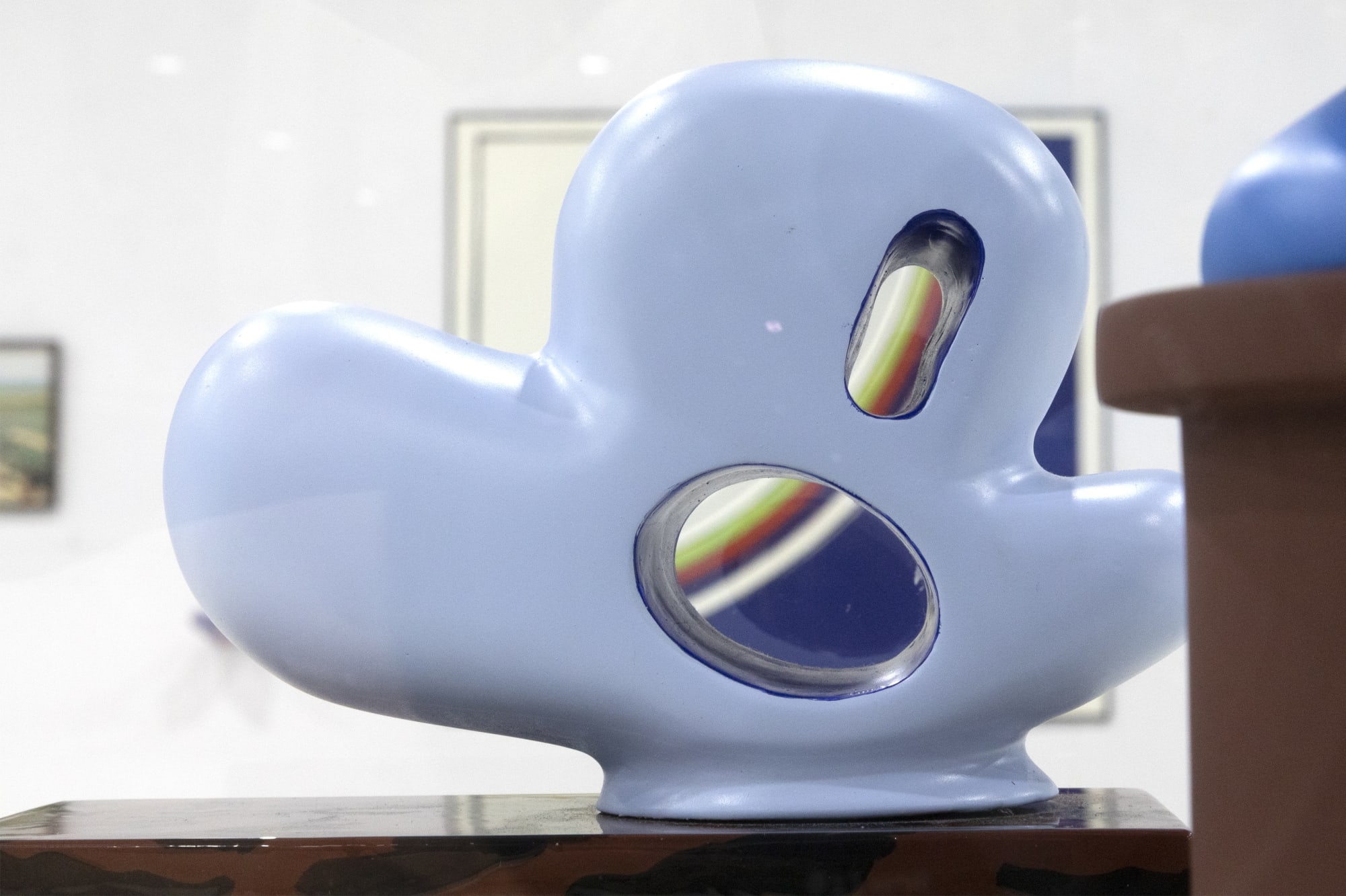 Vue in situ de l'exposition "BIAFINE" à l'atelier Tchikebe à Marseille, septembre 2023