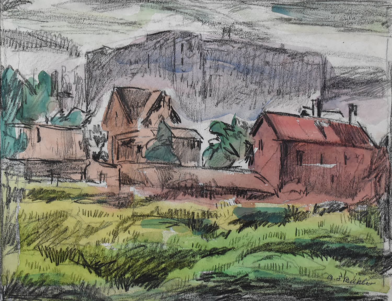 August Biehle, Corner of Superior and 30th Street , 1920