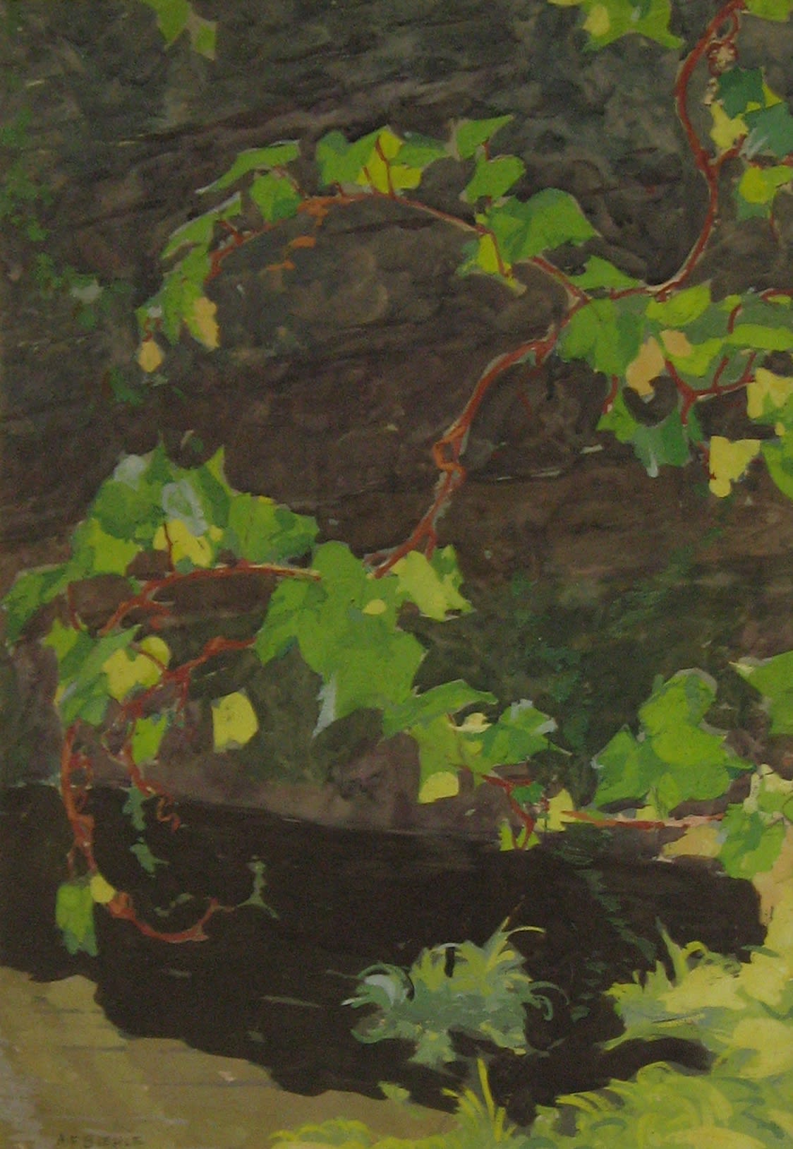 August Biehle, Quarry at Berlin Heights, 1921