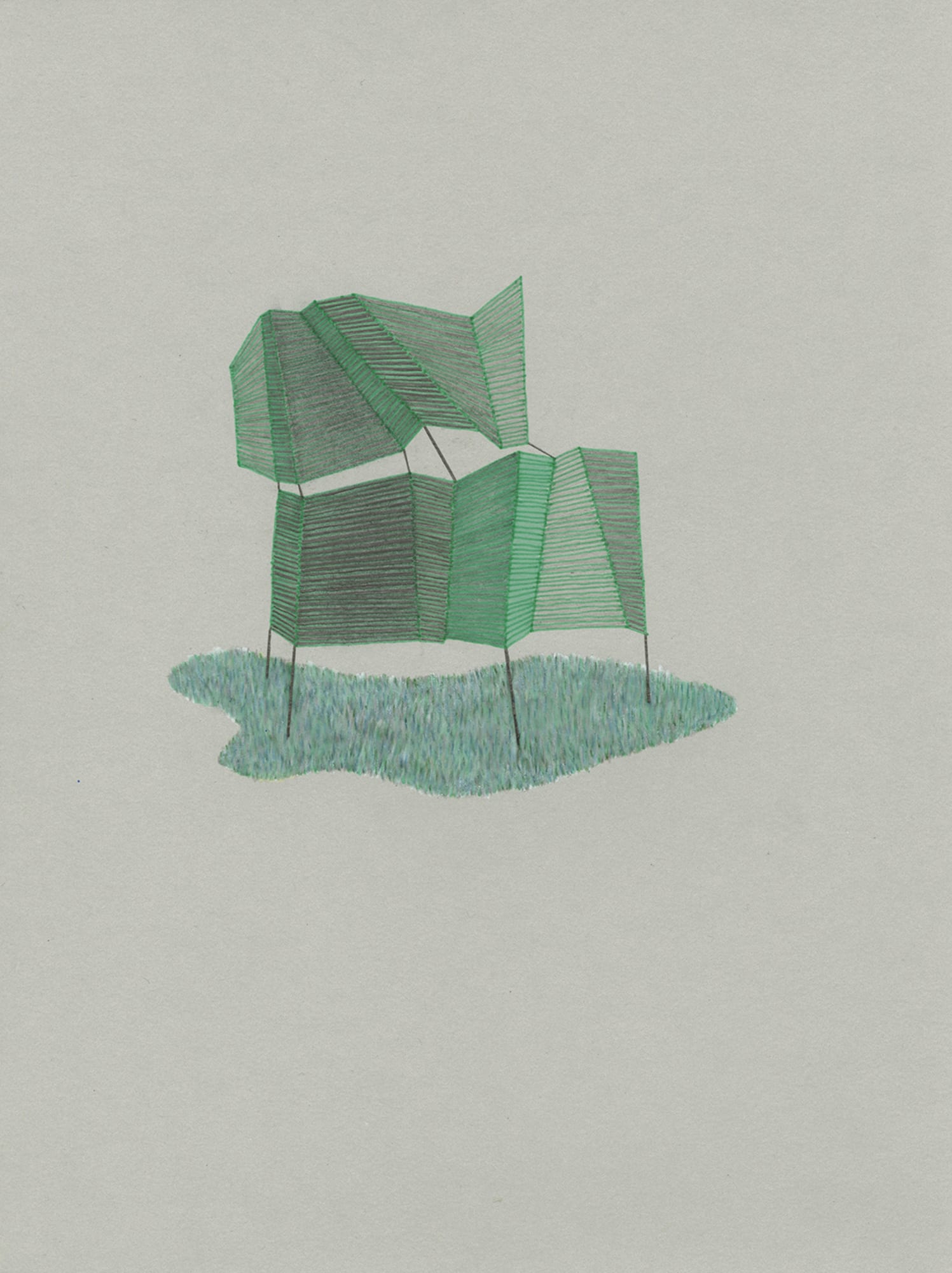 Kristina Paabus, Speculative Structures (Haze) 5, 2019