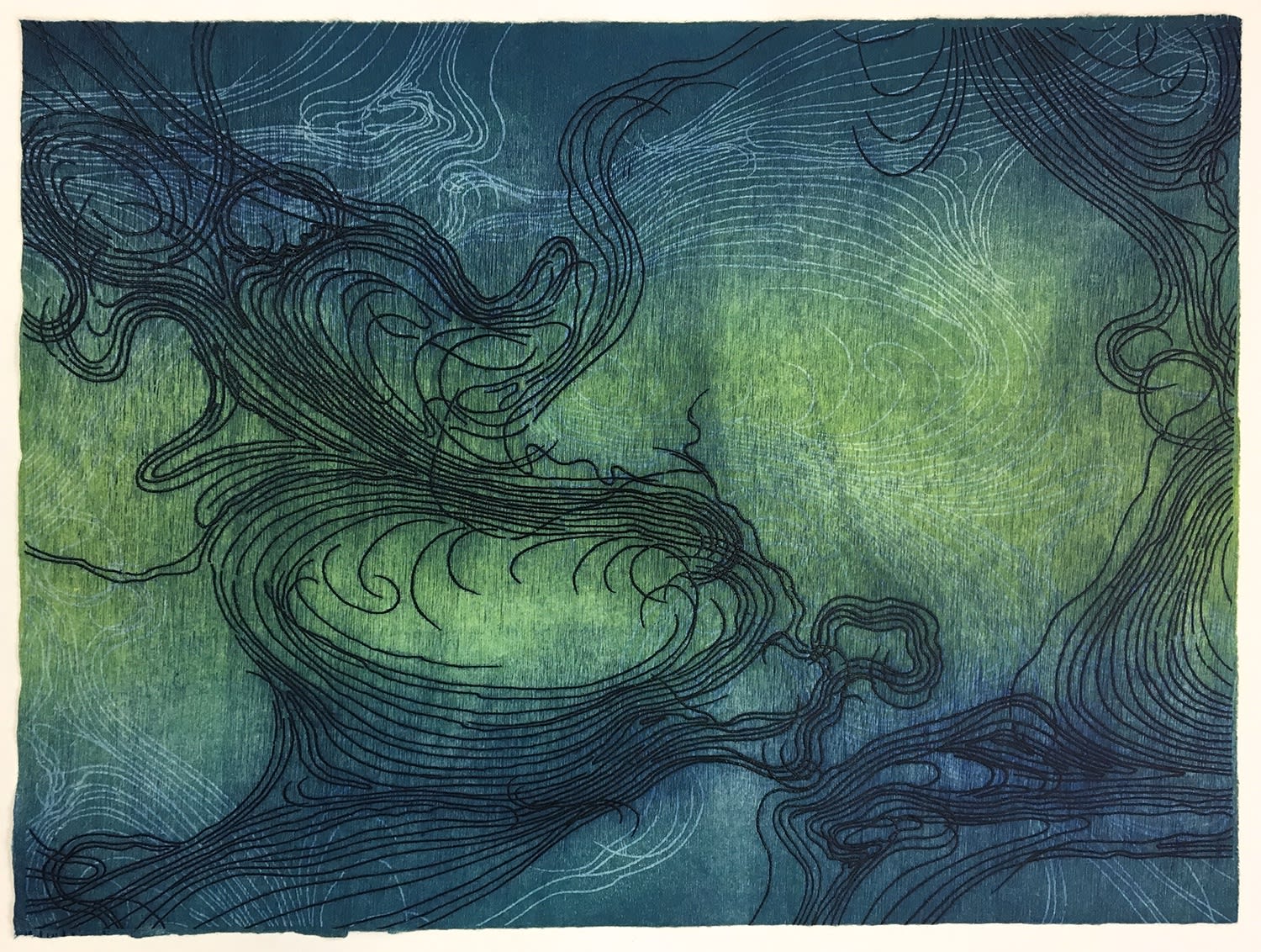 Lisa Schonberg, Water Current, Hot Zone #3, 2016