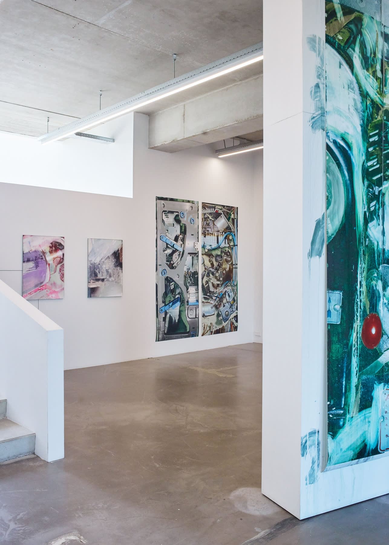 Installation view of The Keys to the Factory by Jean-Vincent Simonet at The Ravestijn Gallery