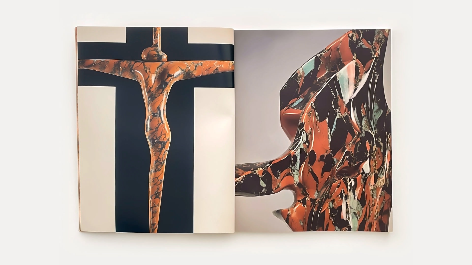Page from Michaelangelo Iconoclasta, 2024, Koen Hauser, publication series, 112 pages, 21 x 28 cm, edition of 25