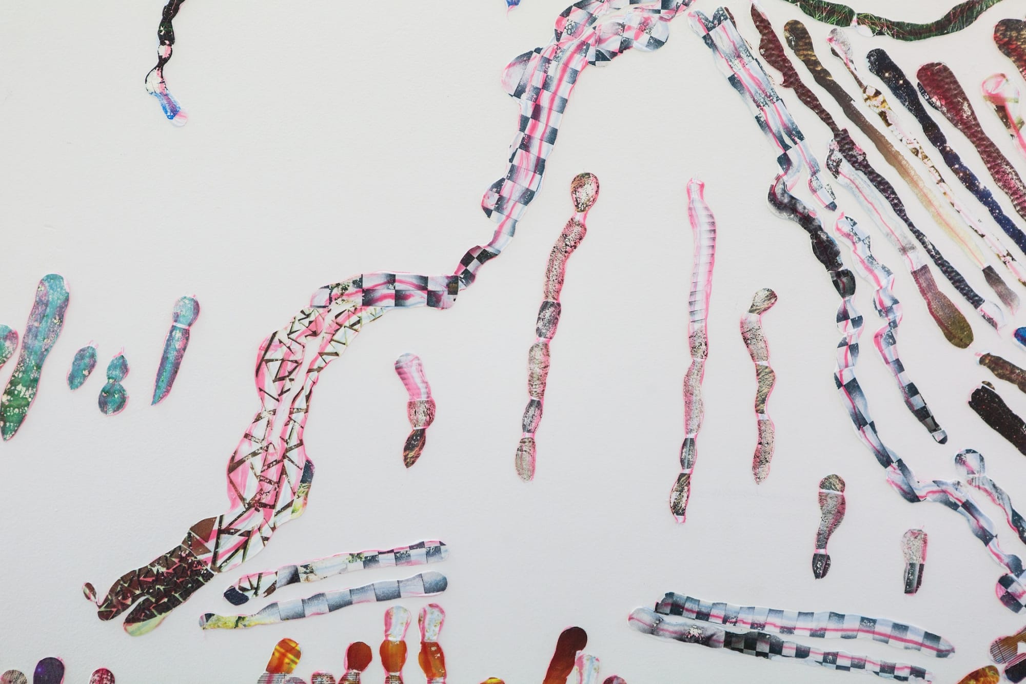 Samara Scott Landscape, 2014 Toothpaste, magazines