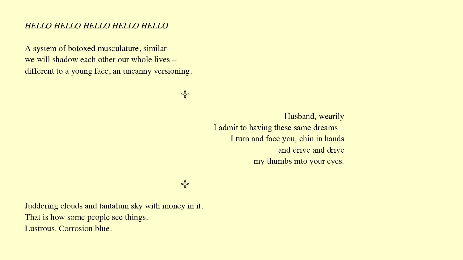 Rachael Allen Hello Hello Hello Hello Hello