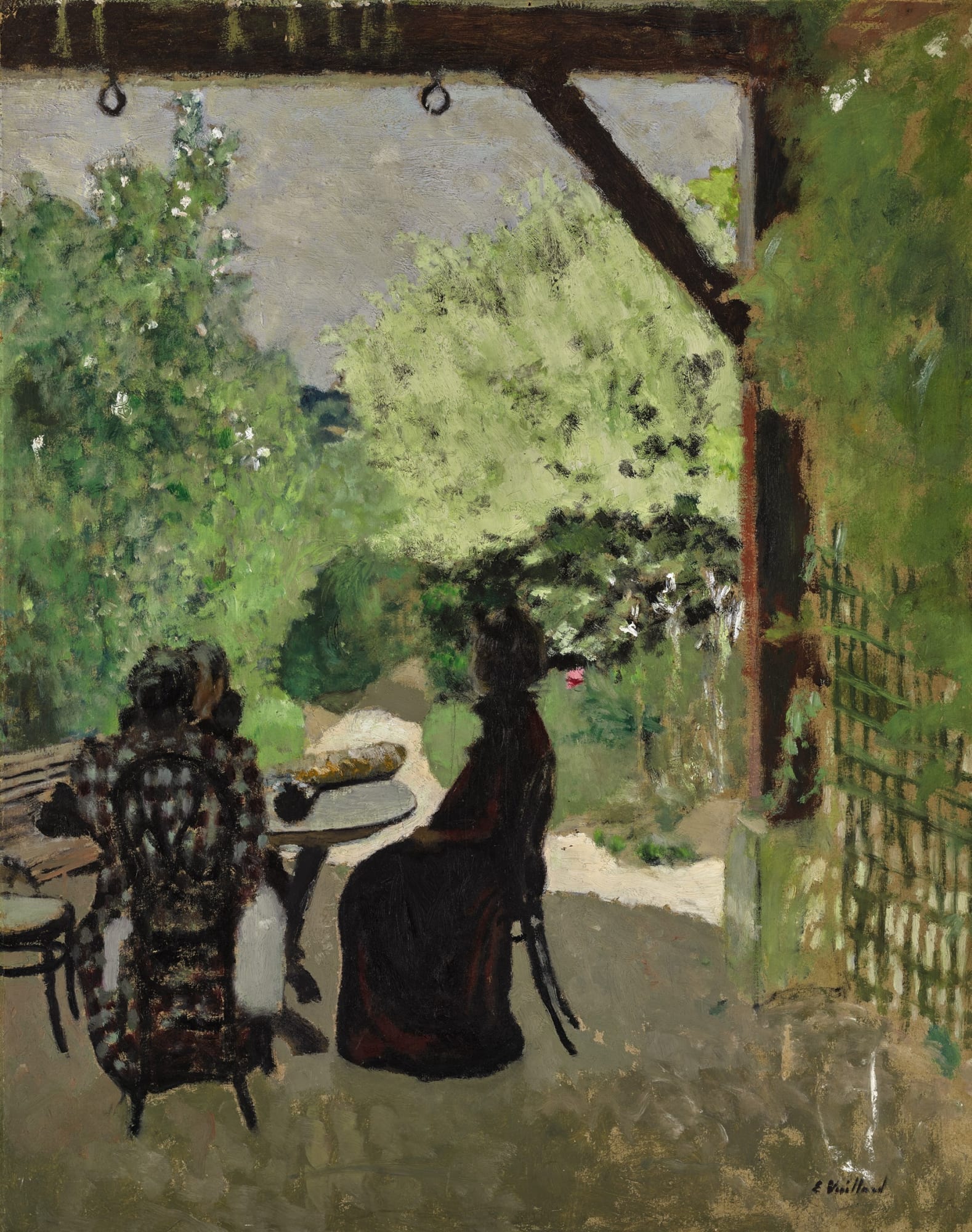 Édouard Vuillard Sous le portique 1899-1900