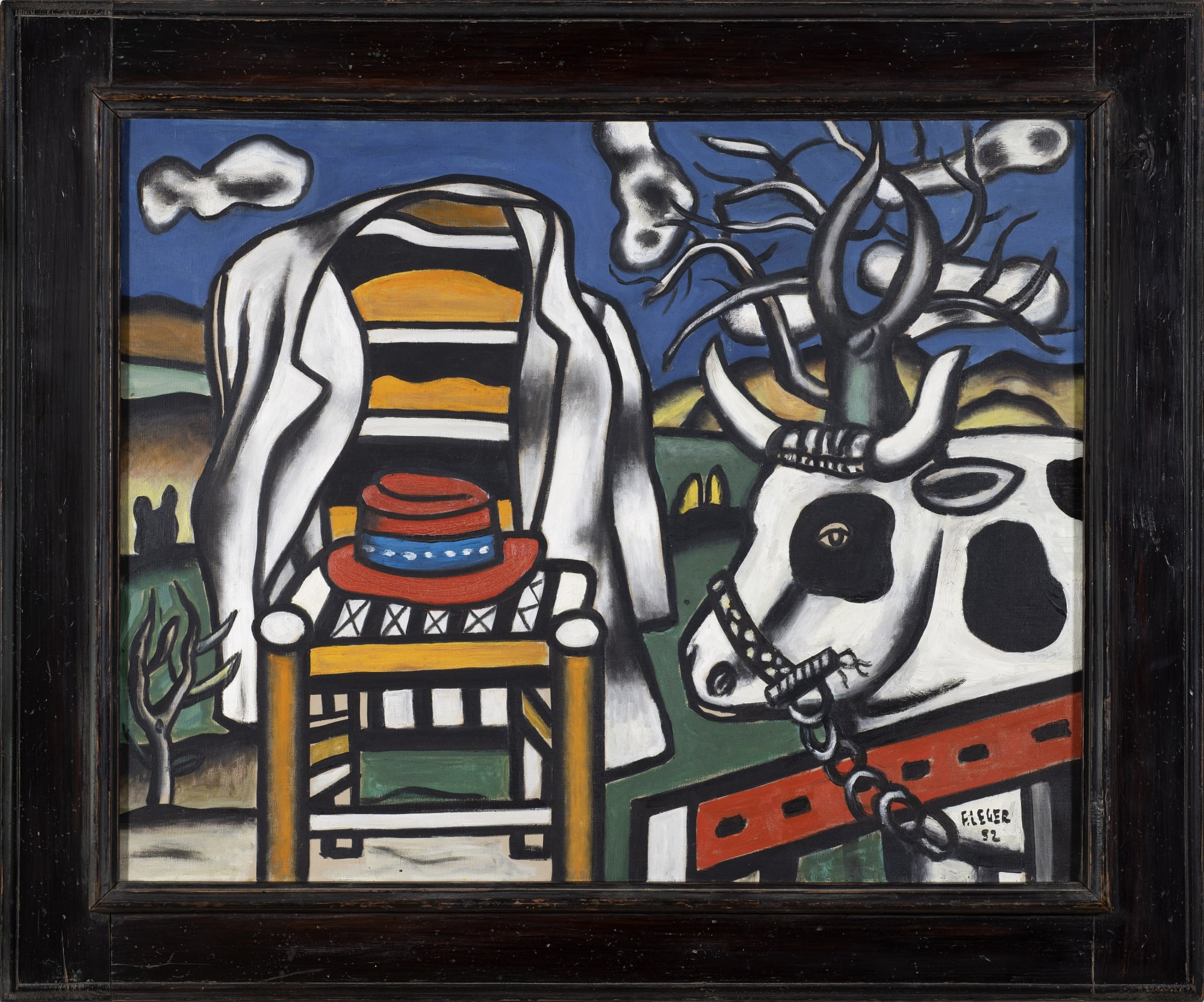 Fernand Léger Une vache et un chapeau rouge 1952