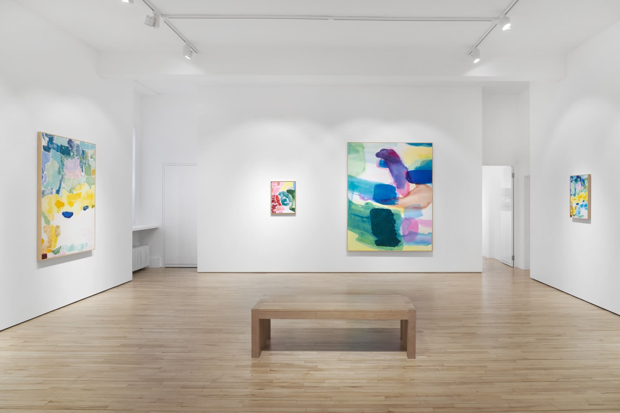 Pinks, Greens, Violet with Cadmium Yellow