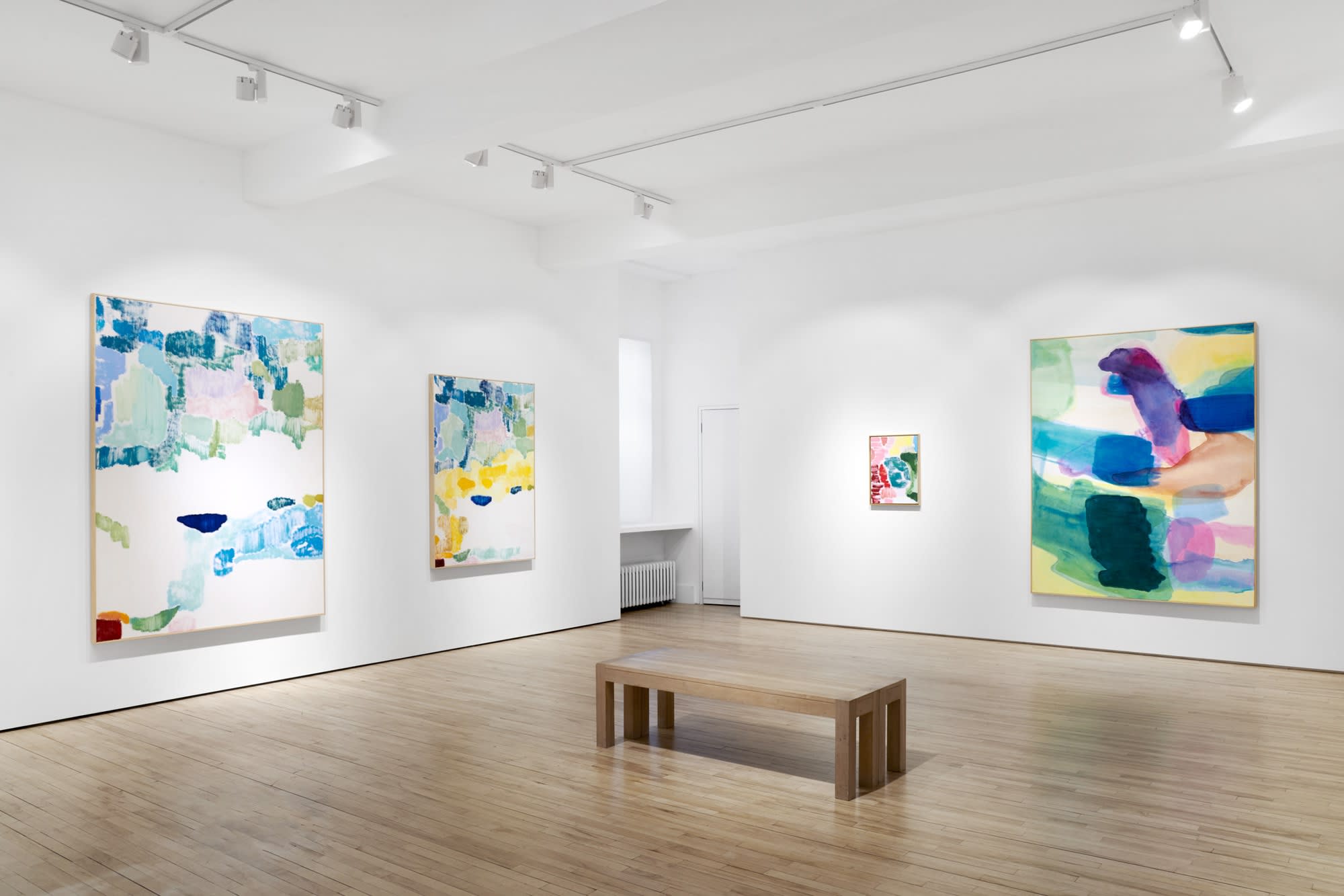 Pinks, Greens, Violet with Cadmium Yellow